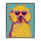 Stupell Industries Retro Pop Poodle Framed Giclee Design by Marcus Prime